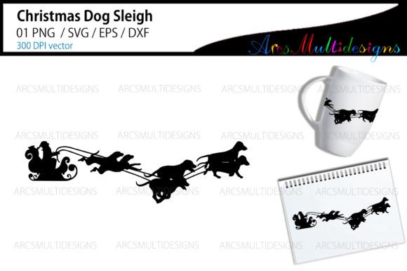 Christmas Dog Sleigh