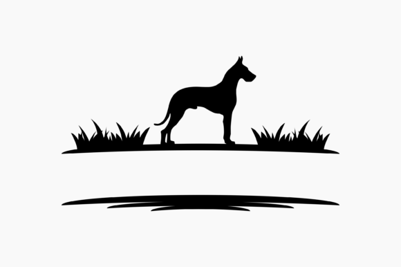 Dog Great Dane Monogram