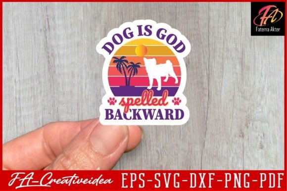 Dog is God Spelled Backward Svg Design