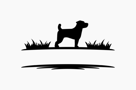 Dog Jack Russell Terrier Monogram