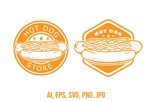 Hotdog Store Logo Design